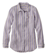 Women's Premium Washable Linen Shirt, Tunic Stripe | L.L.Bean discount