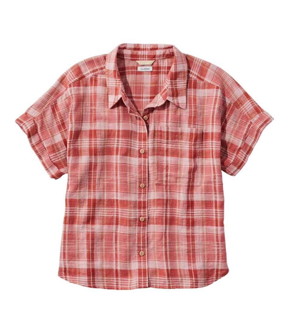 Women's L.L.Bean Day Breeze Shirt, Short-Sleeve Button-Front | L.L.Bean outlet