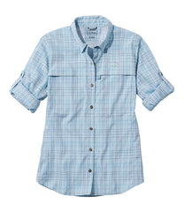 Women's Tropicwear Shirt, Plaid Long-Sleeve | L.L.Bean online