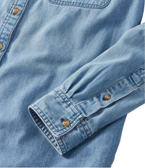 Women's L.L. Bean Heritage Washed Denim Shirt, Long-Sleeve | L.L.Bean on sale