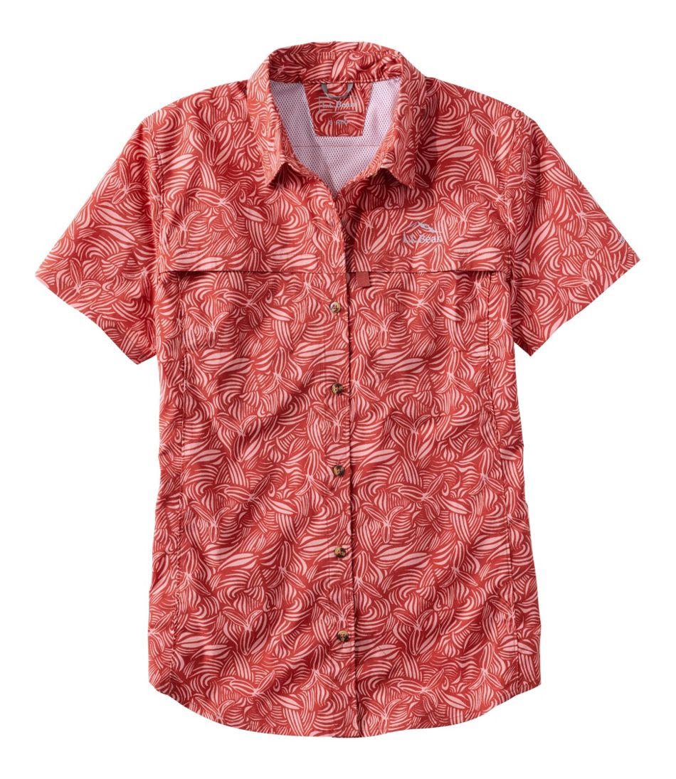 Women's Tropicwear Shirt, Short-Sleeve Print | L.L.Bean sale