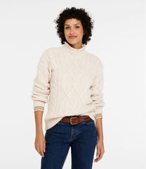 Women's 1912 Heritage Wool Blend Mockneck Sweater | L.L.Bean online