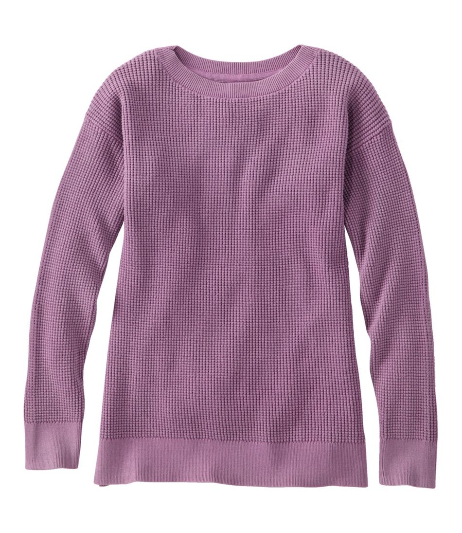 Women's Sunwashed Waffle Sweater, Pullover | L.L.Bean for sale