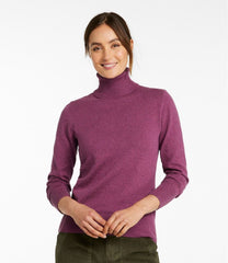 Women's Cotton/Cashmere Sweater, Turtleneck | L.L.Bean for sale