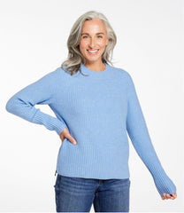 Women's SuperSoft Waffle Sweater, Crewneck | L.L.Bean online