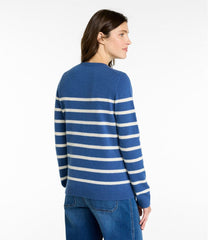 Women's Classic Cashmere Sweater, Crewneck Stripe | L.L.Bean sale