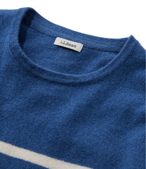 Women's Classic Cashmere Sweater, Crewneck Stripe | L.L.Bean sale