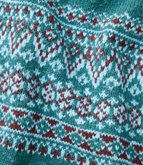 Women's Cotton Ragg Sweater, Crewneck Fair Isle | L.L.Bean online