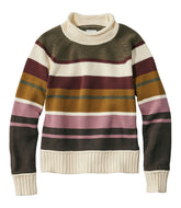 Women's Signature Original Cotton Sweater, Rollneck Stripe | L.L.Bean outlet