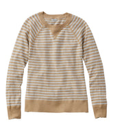 Women's Organic Cotton Slub Sweater, Crewneck Stripe | L.L.Bean online