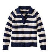 Women's SuperSoft Waffle Sweater, Polo Stripe | L.L.Bean sale