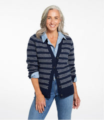 Women's Bean's Classic Ragg Wool Sweater, Button-Front Cardigan Novelty | L.L.Bean outlet