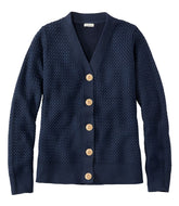 Women's Basketweave Sweater, Button-Front Cardigan | L.L.Bean sale