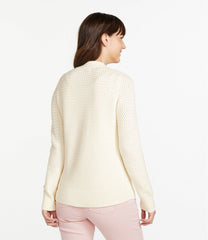 Women's Basketweave Sweater, Button-Front Cardigan | L.L.Bean sale