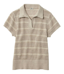 Women's Organic Cotton Slub Pointelle Sweater, Polo | L.L.Bean near me