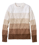 Women's Cotton Ragg Sweater, Crewneck Stripe | L.L.Bean sale