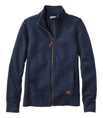 Women's Quilted Full-Zip Sweatshirt | L.L.Bean on sale