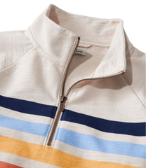 Women's Peaks Island Quarter-Zip Pullover, Stripe | L.L.Bean sale