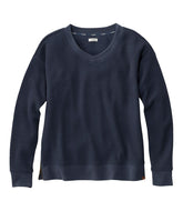 Women's Birchwood Brushed Waffle Top, V-Neck | L.L.Bean discount