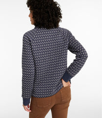 Women's Quilted Sweatshirt, Snapneck Pullover Print | L.L.Bean outlet