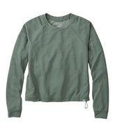 Women's VentureStretch Ottoman-Rib Pullover, Cropped | L.L.Bean online