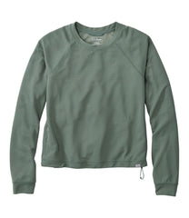 Women's VentureStretch Ottoman-Rib Pullover, Cropped | L.L.Bean online