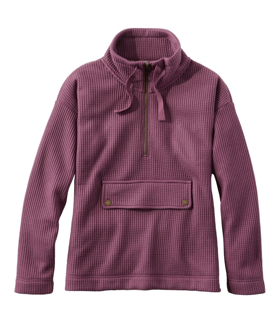 Women's Birchwood Brushed Waffle Anorak | L.L.Bean on sale