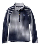 Women's Lakewashed Double-Knit Quarter-Snap, Stripe | L.L.Bean for sale