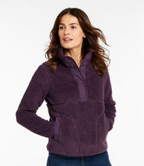 Women's Bean's Sherpa Fleece Pullover | L.L.Bean outlet