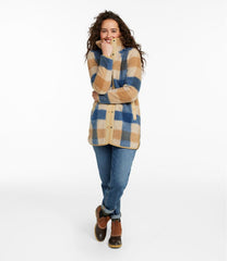 Women's Bean's Sherpa Fleece Coat, Print | L.L.Bean discount
