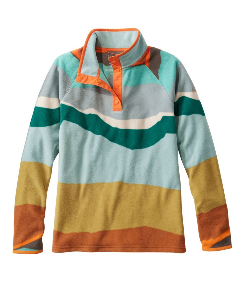 Women's All Season Access Fleece Pullover, Print | L.L.Bean outlet