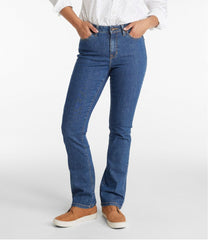 Women's True Shape Jeans, High-Rise Bootcut | L.L.Bean sale