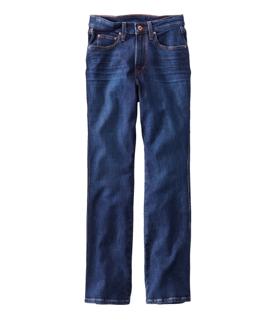Women's L.L.Bean Everyday Stretch Jeans, High-Rise Mini Bootcut Ankle | L.L.Bean for sale