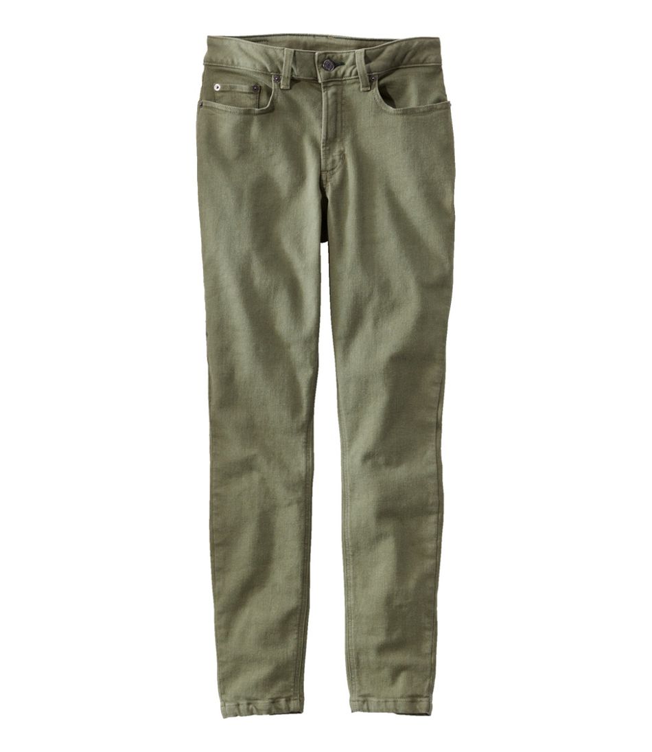 Women's BeanFlex®Jeans, High-Rise Slim-Leg Ankle Color | L.L.Bean for sale