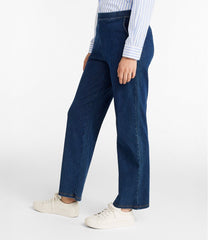 Women's Perfect Fit Pants, Denim Straight-Leg | L.L.Bean for sale