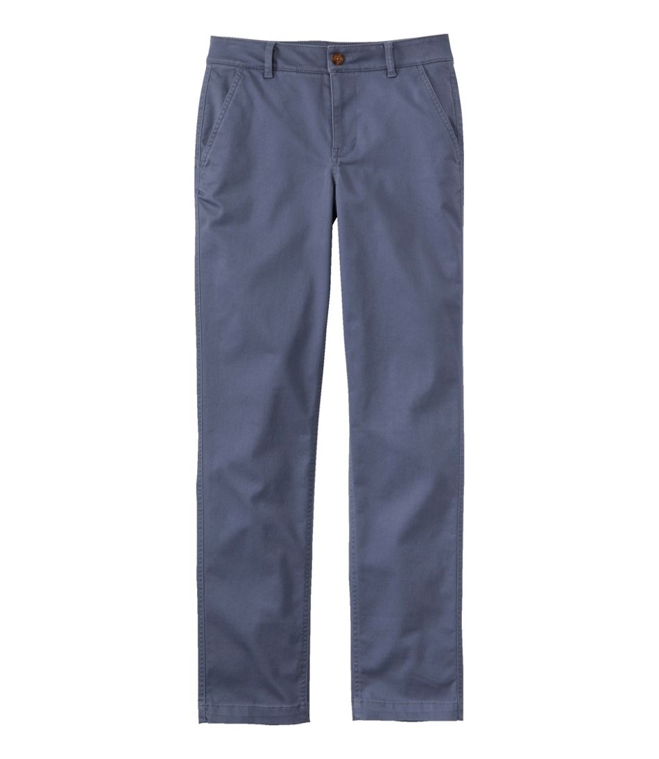 Women's Comfort Stretch Pants, Mid-Rise Straight-Leg Chino | L.L.Bean on sale
