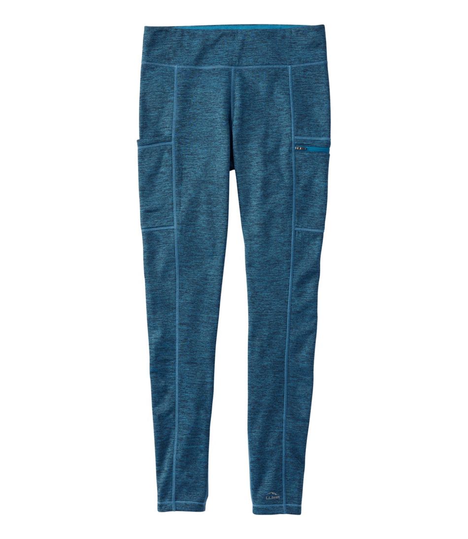 Women's PrimaLoft ThermaStretch Fleece Pocket Tights, Mid-Rise | L.L.Bean for sale