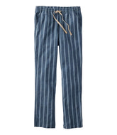 Women's Lakewashed Pull-On Chinos, Mid-Rise Tapered-Leg Chambray Ankle Pants | L.L.Bean online