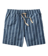 Women's Lakewashed Dock Shorts, Mid-Rise Stripe | L.L.Bean online