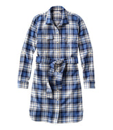 Women's Signature Camp Flannel Shirt Dress, Button-Front | L.L.Bean online