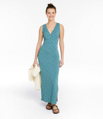 Women's Summer Knit Maxi Dress, Print | L.L.Bean outlet