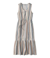 Women's Cloud Gauze Midi Dress, Stripe | L.L.Bean sale