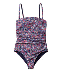 Women's Coastal Essentials Swimwear, Bandeau Tanksuit Print | L.L.Bean sale
