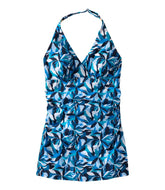 Women's Shaping Swimwear, Clasp Halter Dress Print | L.L.Bean outlet