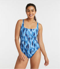 Women's New Currents Swimwear, Squareneck Tanksuit Print | L.L.Bean sale
