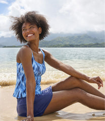 Women's New Currents Swimwear, Squareneck Tankini Top Print | L.L.Bean discount