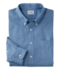 Men's Wrinkle-Free Pinpoint Oxford Cloth Shirt, Traditional Fit Tattersall | L.L.Bean sale