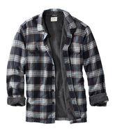 Men's Fleece-Lined Flannel Shirt, Traditional Fit | L.L.Bean outlet