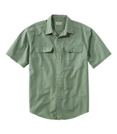 Men's Sunwashed Canvas Shirt, Traditional Fit Short-Sleeve | L.L.Bean sale
