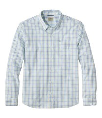Men's Comfort Stretch Performance® Shirt, Long-Sleeve, Slightly Fitted Untucked Fit, Plaid | L.L.Bean sale